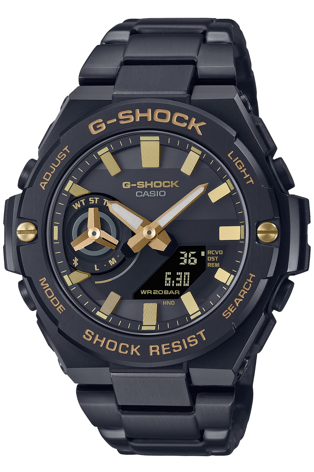G-Shock Casio GST-B500BD-1A9JF [ G-Steel] Watch Shipped from Japan Aug 2022 Model, black, Sport