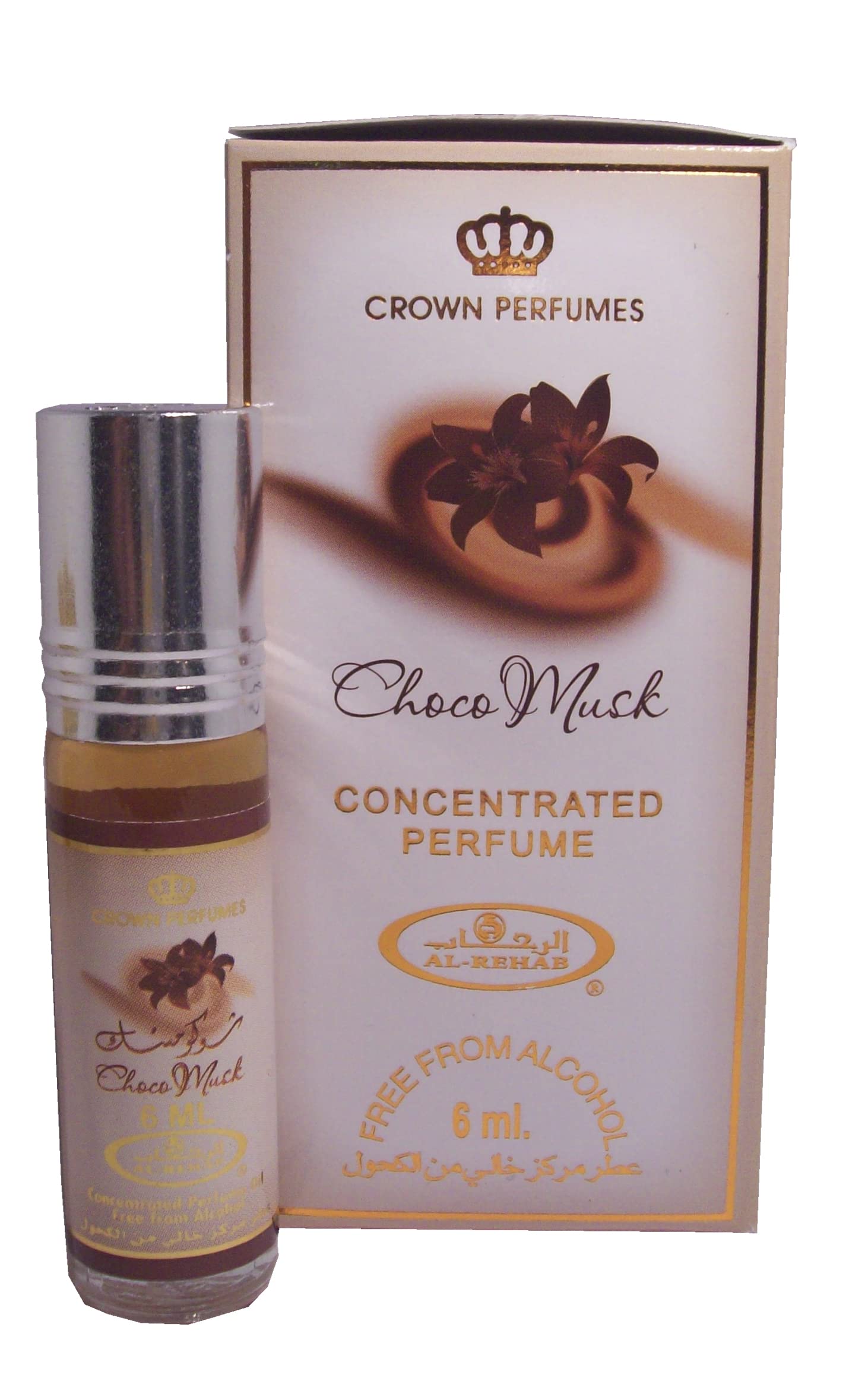 Al Rehab Choco Musk Perfume Oil (6ml, .2oz)