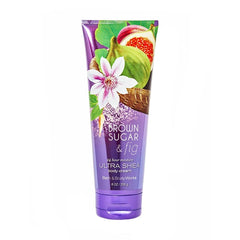 Bath & Body Works Signature Collection Brown Sugar & Fig 24 Hour Moisture Ultra Shea Body Cream 8 Oz