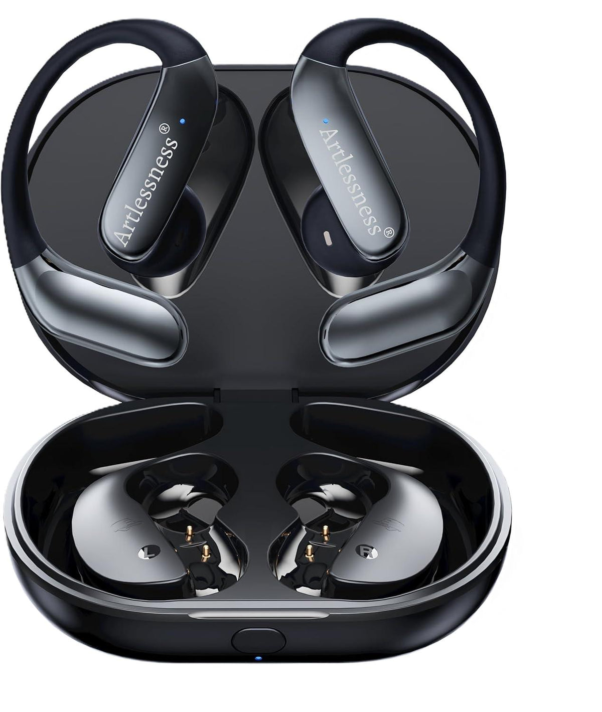 Artlessness 4-in-1 Latest AI Bluetooth translation Earbuds, Real-time Translator‌ of 164 world languages/no subscription required; Powerful bass+Composite frequency response,Superior sound quality meets innovation
