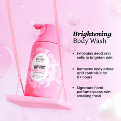 Foxtale Body Washes (Pack of 2) | With Glycolic Acid, Niacinamide, Ceramides, & Hyaluronic Acid | 6+ hrs Odour Control | Long Lasting Fragrance | Body Wash for Women & Men | All Skin Type | 250 ml