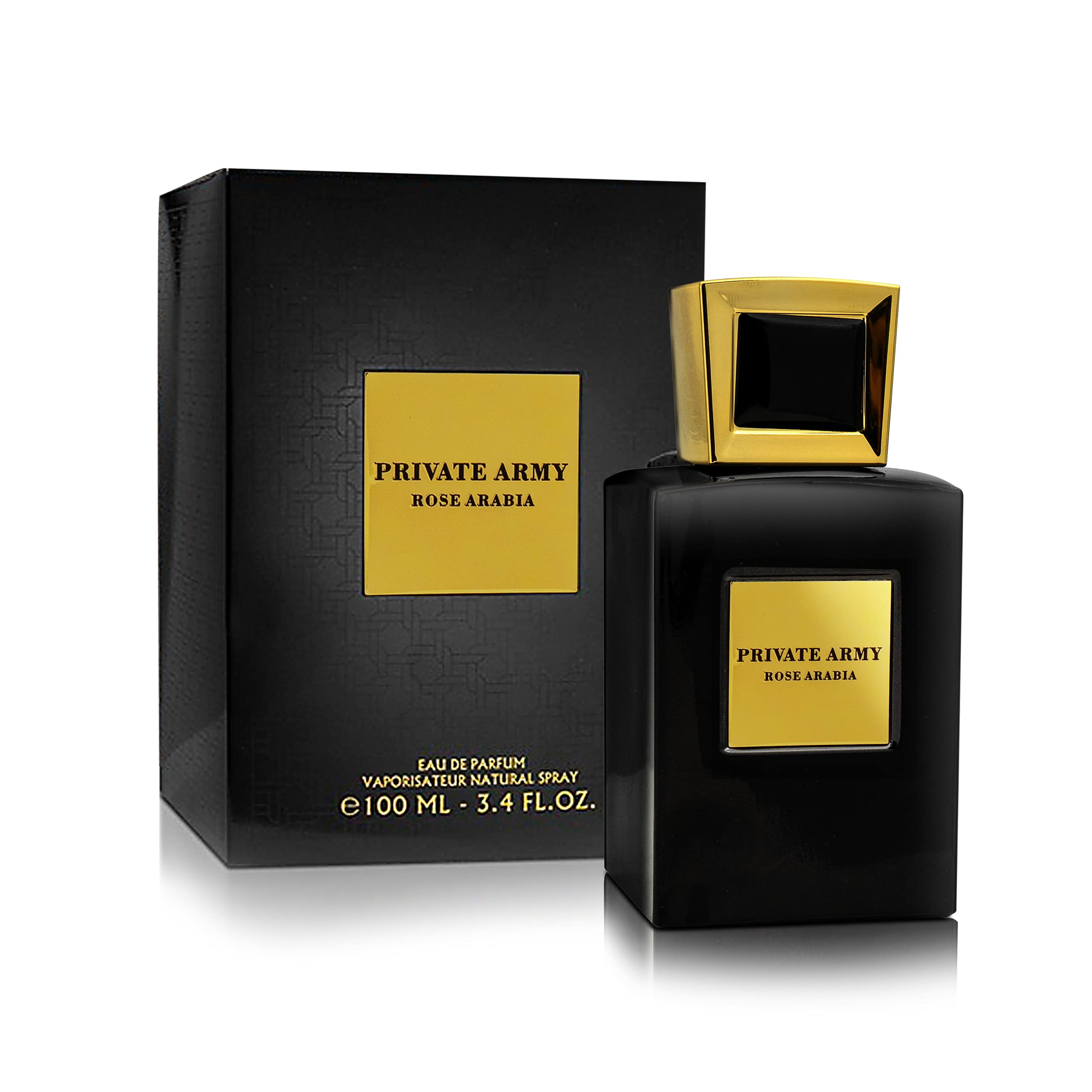 Private Army Rose Arabia - Eau de Parfum - By Fragrance World - Perfume For Men, 100ml