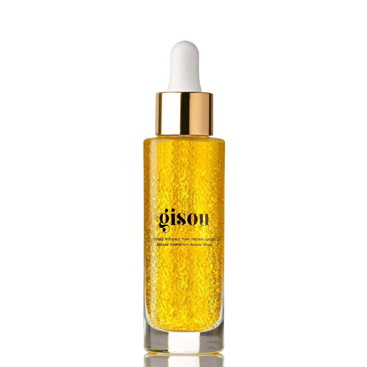 Gisou Honey Infused Hair Repair Serum, Hydrating Serum Helps Repair Damaged, Dry Hair and Prevent Future Breakage, Heat Protectant for Hair, Split Ends Repair, 30ml