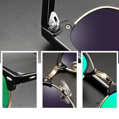 Joopin Polarized Semi Rimless Sunglasses Men Women, Classic Half Frame Sun Glasses UV Protection
