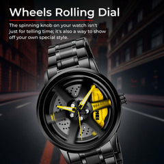 SKMEI Men's Watch New Wheels Rolling Creative Fashion Che Youhui League Fans Butterfly Double Snap Gift Wristwatch - 1787 - RED