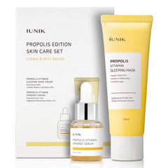 IUNIK Propolis Edition Skincare Set (Sleeping Mask 2.02 fl.oz. & Mini Serum 0.51 fl.oz.)