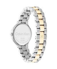 Calvin Klein LINKED BRACELET 32MM Women's Watch, Analog - Silver White