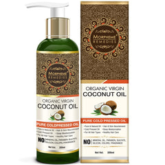 Morpheme Pure Organic Virgin Coconut Oil (ColdPressed) For Hair, Body, Skin Care, Massage 200ml