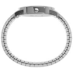 Timex Easy Reader Date Expansion Band Watch - Silver-Tone/Silver-Tone/White/D/35mm