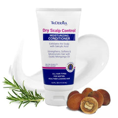 TriDerma Dry Scalp Control Deep Moisturizing Conditioner – Salon-Quality Treatment with Salicylic Acid | Exfoliates, Nourishes & Strengthens Hair | Mongongo & Rosemary Oil -  6 oz