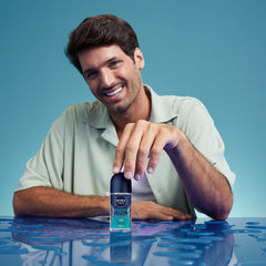 NIVEA MEN Deodorant Roll-on for Men, Fresh Ocean Aqua Scent, 2x50ml