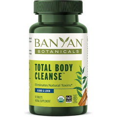 Banyan Botanicals Organic Total Body Cleanse Systemic Detox & Metabolic Reset Supplement with Manjistha & Amla for Liver and Blood Purity 90 Tablets USDA Organic
