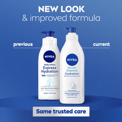 NIVEA Express Hydration Body Lotion, Sea Minerals, Normal & Dry Skin, 400Ml, Pack Of 2