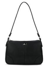 K London Real Leather Shoulder Bag | Bag For Mobile Phone| Mini Bag For Women & Girls | Shoulder Bag (Black) (2203_Black)