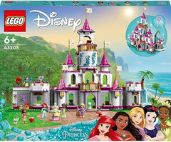 LEGO Disney Princess Ultimate Adventure Castle Building Toy for 6 Plus Year Old Kids, Girls & Boys with 5 Princess Mini-Doll Figures of Ariel, Rapunzel, Snow White, Moana and Tiana 43205