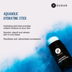 Sugar Cosmetics Aquaaholic Hydrating Stick, 32g Moisturizer, Refreshing