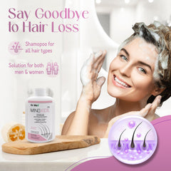 Dr Max Minoxidil 5% Anti Hair Loss Shampoo, Hair Regrowth With Protein Caffeine Long Lasting Relife of Itching And Flaking