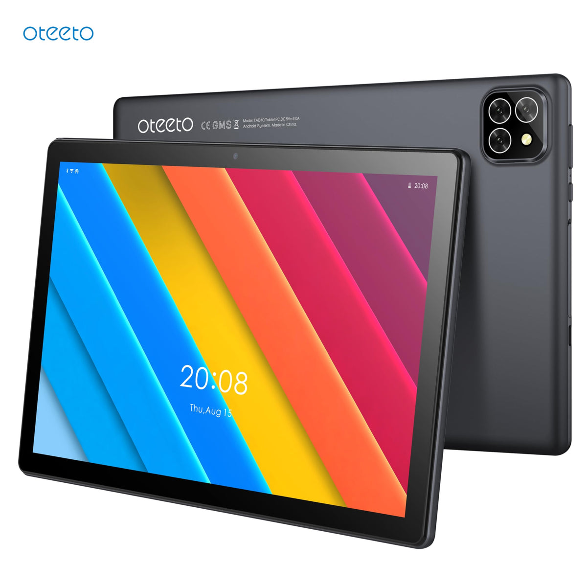 Oteeto TAB 10 Pro/Single SIM 5G Network/8GB RAM + 512GBG ROM/5G Wifi/8000 mAh/8MP Front + 13MP Rear Camera/Quad Core 2.0GHz Processor/Android 13/Includes Keyboard,Mouse,Touch Pen,OTG,Flip Cover (Gray)