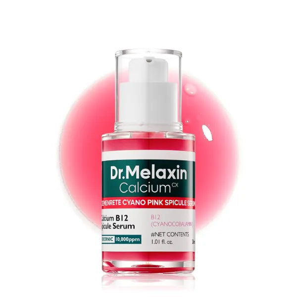 Dr.Melaxin Cemenrete Cyano Pink Spicule Serum with Calcium, korean skin care pore tightening refines pores tightening serum 1.01 fl. oz