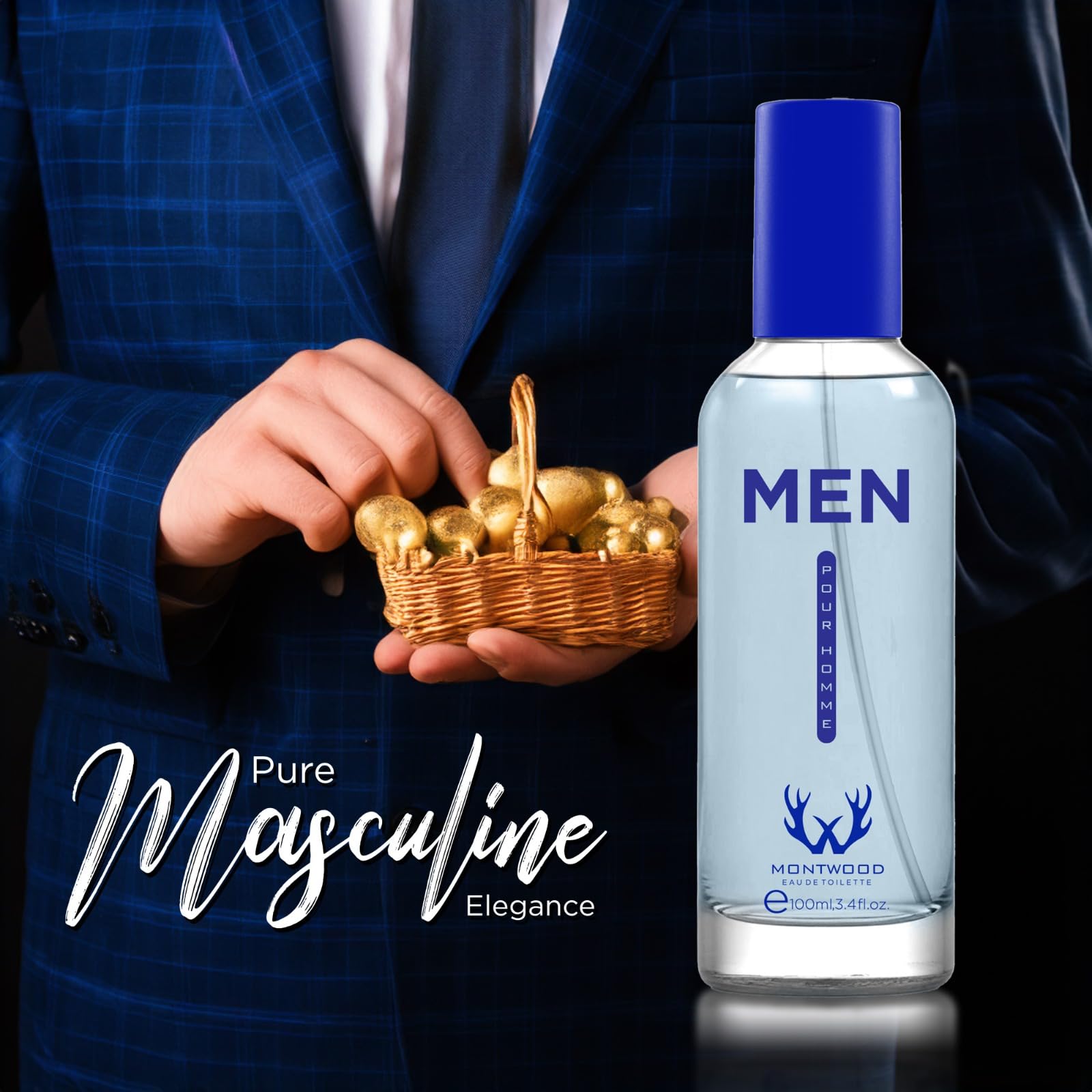 Montwood Men Pour Homme: Eau de Toilette Pour Homme | Perfume for Men 100ml