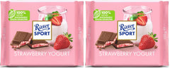 Ritter Sport Strawberry Yogurt Chocolate - 100g (Pack of 2)