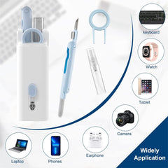 AtRyx Keyboard Cleaning Kit Laptop Cleaner, 7-in-1 Electronic Cleaner Kit, Multi-Function PC Electronic Cleaner Kit Spray for Monitor Cell Phone Bluetooth Headset Laptop Camera Lens