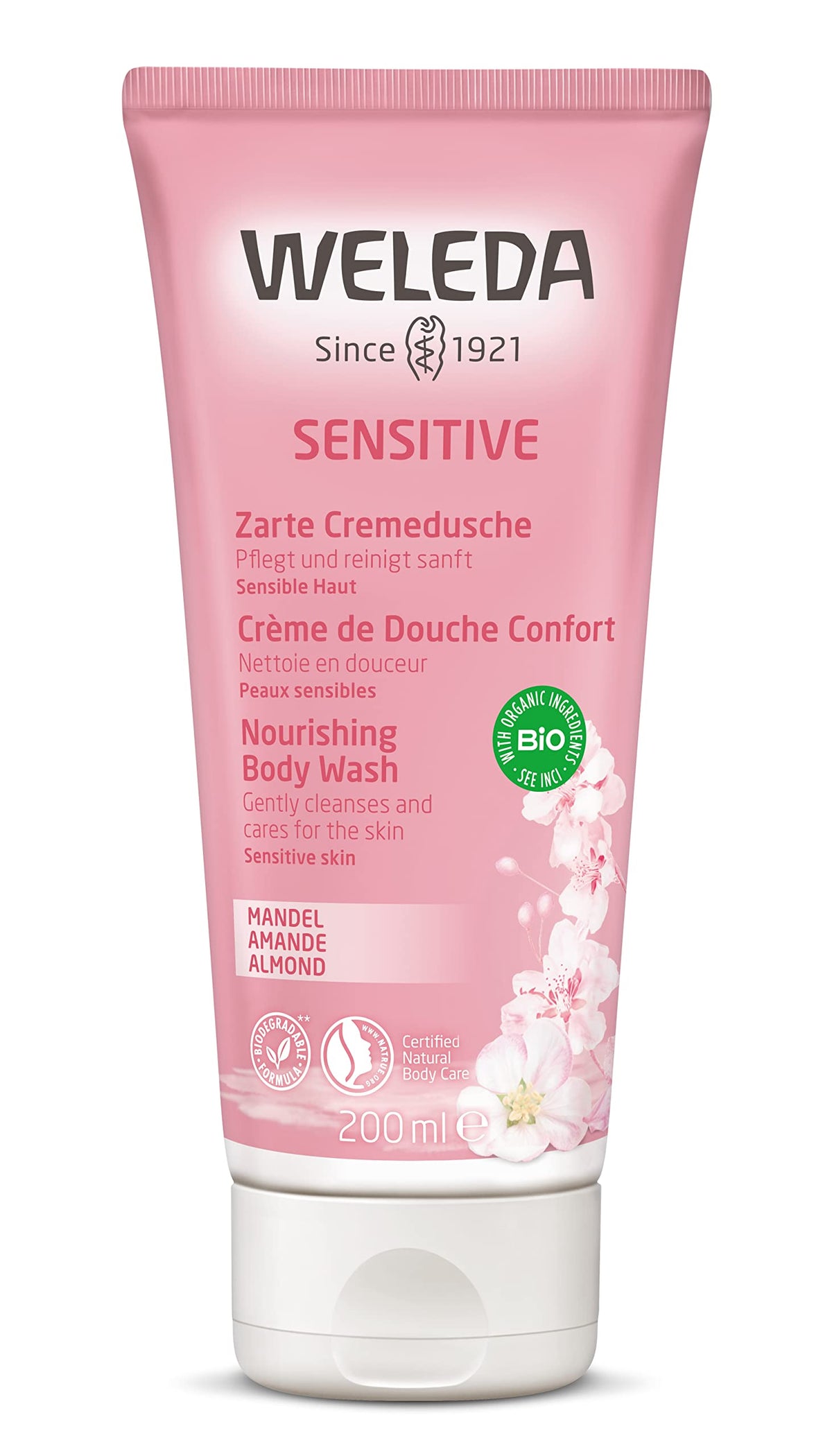 Weleda Almond Sensitive Skin Body Wash 200ml