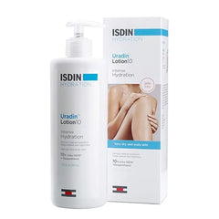 ISDIN Body Lotion Uradin 10, 24 Hour Intense Hydration, Non Greasy, Fast Absorbing Moisturizer for Dry or Very Dry Skin, Helps Relieve Itching Due to Dryness, 13.5 Fl. Oz.