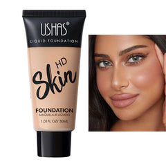 Matte Foundation Full Coverage, 30 Ml Soft Matte Face Foundation Makeup, Matte Hydrating Waterproof Foundation for a Naturally Perfect Look, Powder Foundation Full Coverage