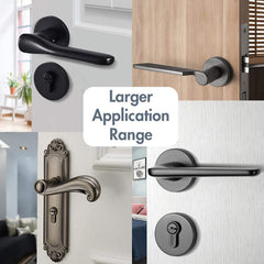 KASTWAVE Childproof Door Lever Lock, 1 Pack Baby Proofing Door Handle Lock, Child Safety Door Handle Lock, Easy to Install and Use 3M VHB Adhesive no Tools Need or Drill Easy to Remove (White)