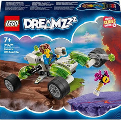 LEGO DREAMZzz 2in1 Mateo’s Off-Road Car Toy, Vehicle Model Set for Kids, Boys & Girls to Build a Dune Buggy or Helicopter, Includes Mateo a Minifigure plus Z-Blob, Collectible Building Toys 71471