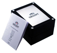 Orient RA-AA0C01B Men's Commuter Stainless Steel Black Dial Day Date Automatic Watch