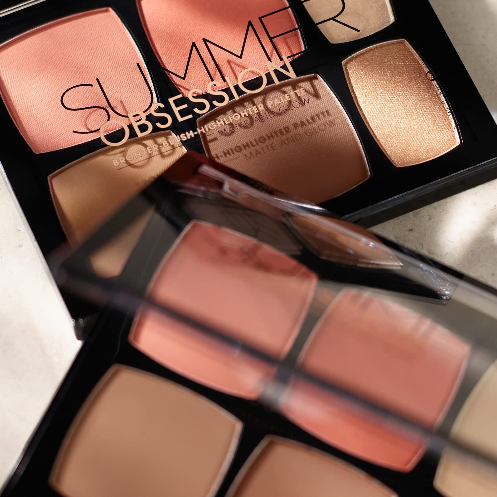 Catrice Summer Obsession Bronzer Blush Highlighter Palette Matte And Glow 010 Sunkissed Breeze