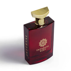AMD Perfumes INTERVAL RUBY Unisex Perfume - Classic Perfume for Men and Women - Long Lasting Men's and Women's Fragrances with Blend of Musk and Sea Notes Eau de Parfum EDP 100ml