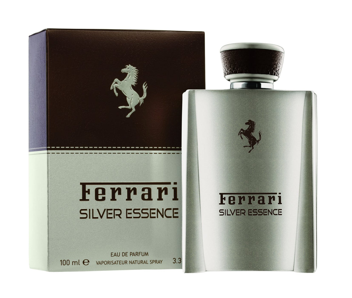 Ferrari Silver Essence for Men,Eau de Parfum Spray - 100 ml