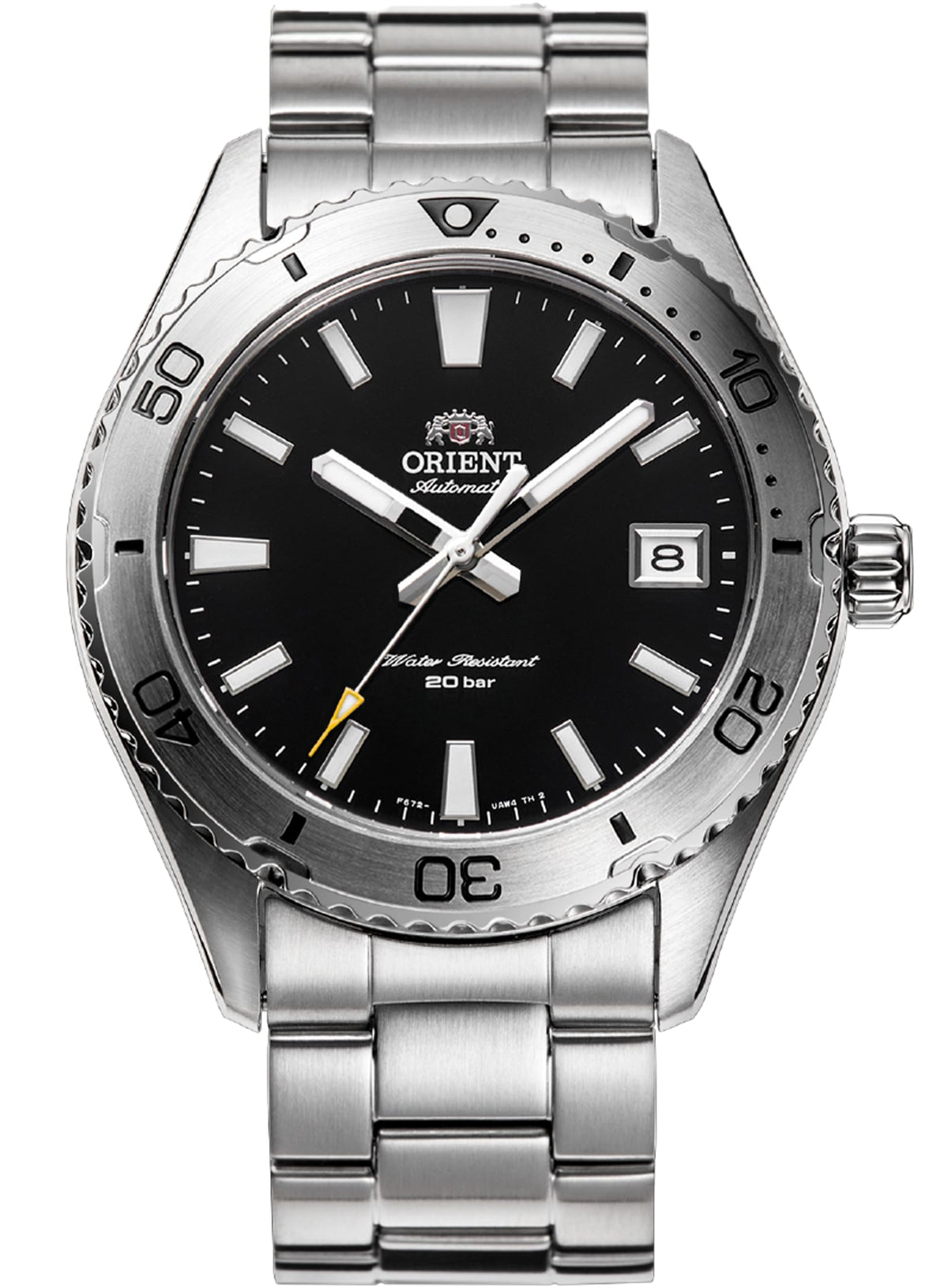 ORIENT Japanese Automatic/Hind-Winding 40mm Diver Style Watch with Sapphire Crystal