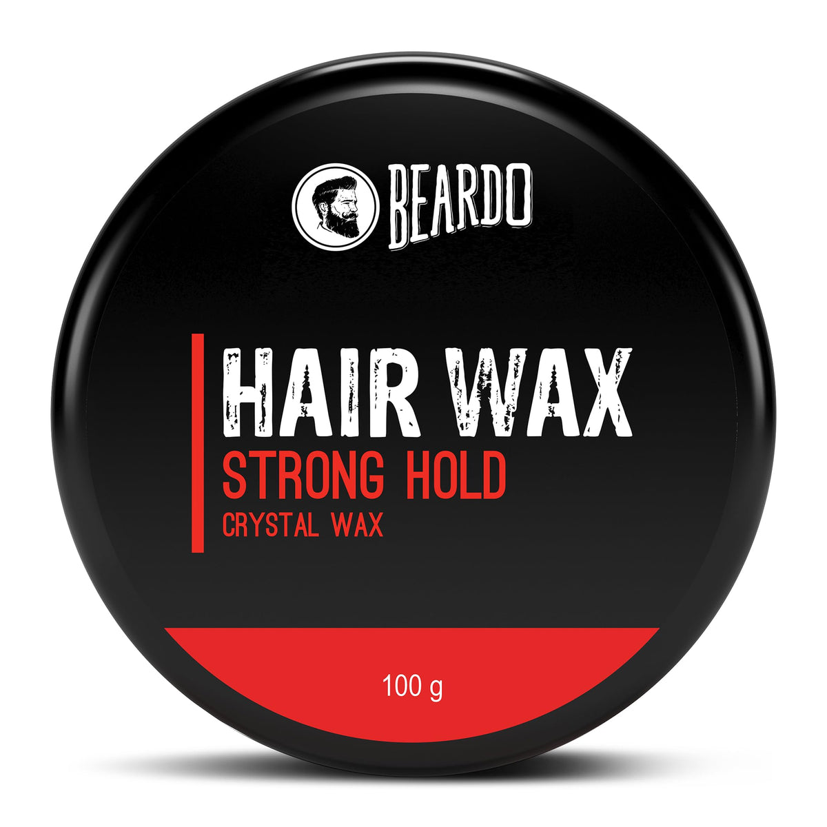 Beardo Stronghold Hair Wax| Glossy Finish, Shine, Strong Hold - 100 gm