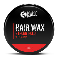 Beardo Stronghold Hair Wax| Glossy Finish, Shine, Strong Hold - 100 gm