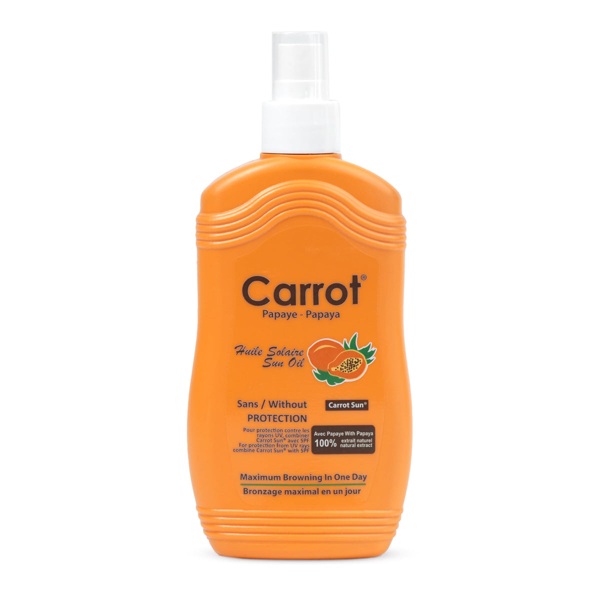 Carrot Sun Papaya Tanning Oil