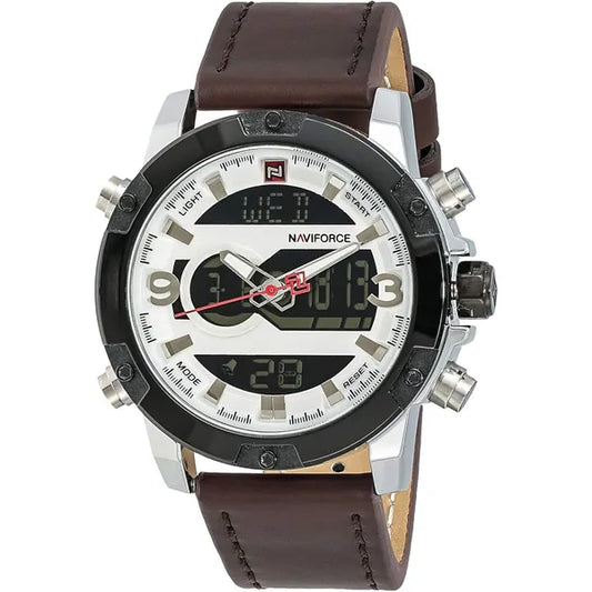 Naviforce Casual Watch For Men Analog-Digital Leather - NF9097M-1