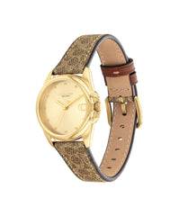 Coach GREYSON Men's Watch, Analog-Champagne Gold