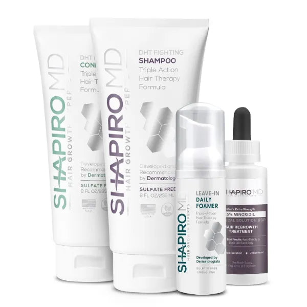 Shapiro MD Hair Growth Experts Men's Regrowth Kit Plus, 1 Month
