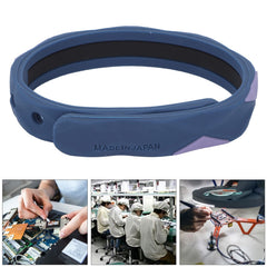 MAKINGTEC Anti Static Wristband, MAKINGTEC Silicone Wireless Antistatic Wrist Strap Anti Static Wristband Improve Sleep Winter Electrostatic Removal Bracelet for Men and Woman (Navy blue)