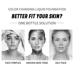 It under Eye Concealer Color Changing Foundation Liquid Base Makeup Change To Your Skin Tone By Just Blending 30ml Cool Makeup