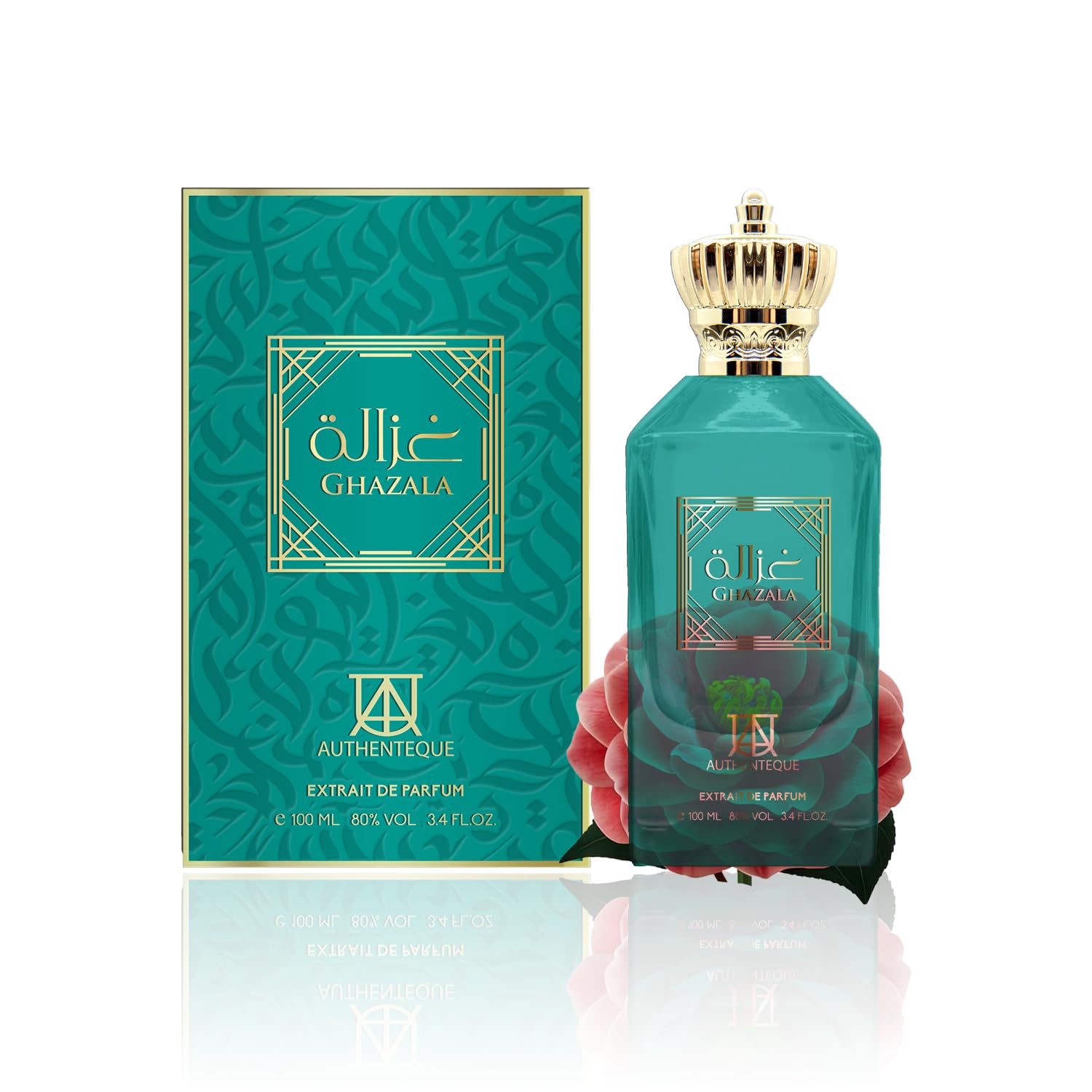 AUTHENTEQUE - Ghazala Perfumes For Women - Inspired By Parfums De Marly Delina Exclusif - 3.4 Fl Oz - Long Lasting - Top Notes Turkish Rose, Peony, Musk, Petalia & Vanilla - Cruelty Free - 100ml