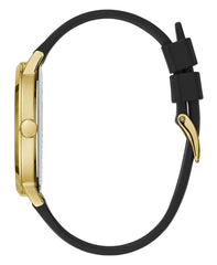 GUESS Mens Quartz Watch, Analog Display and Silicone Strap W1264G1