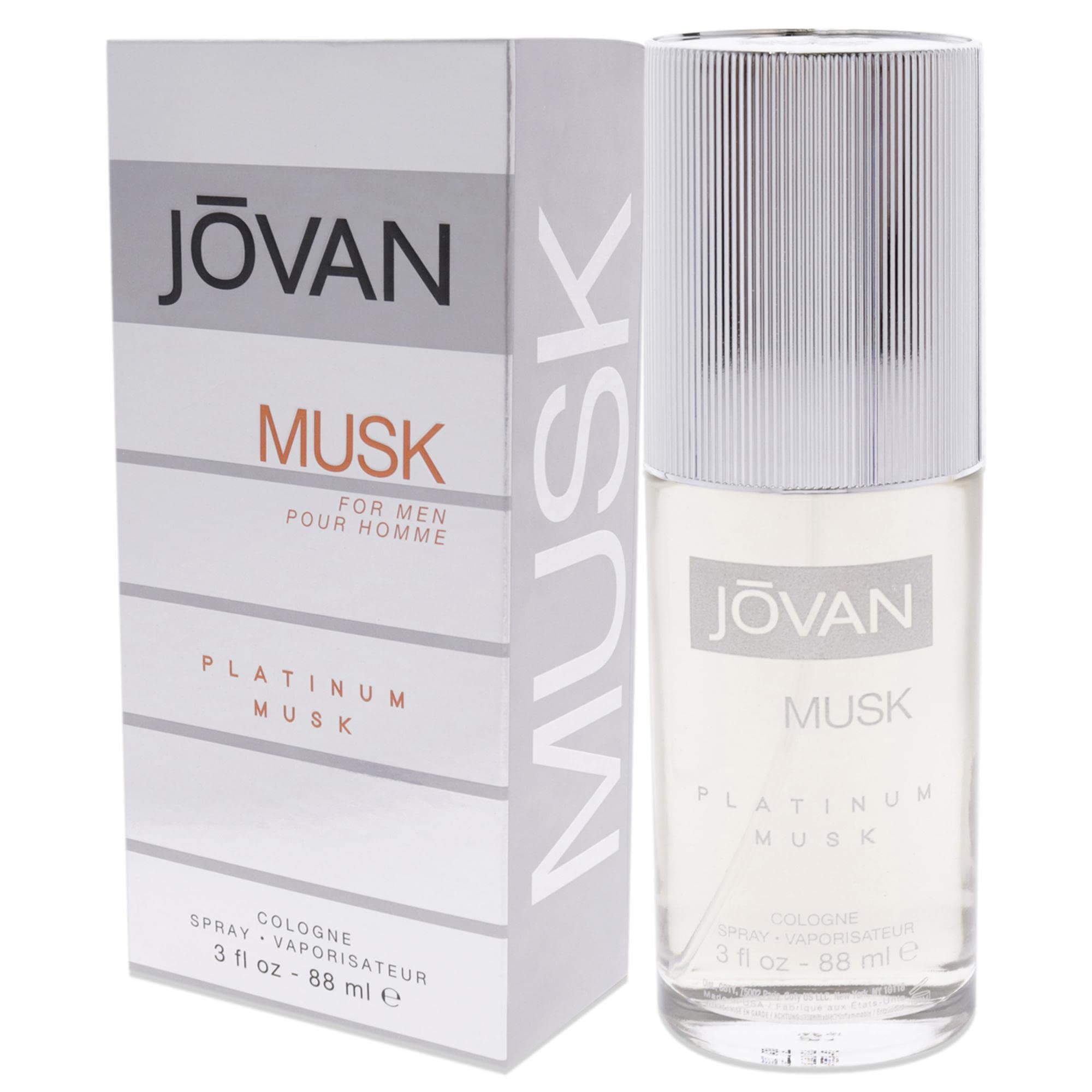 Jovan Paltinum MUSk Men's Eau De Cologne, 88 Ml