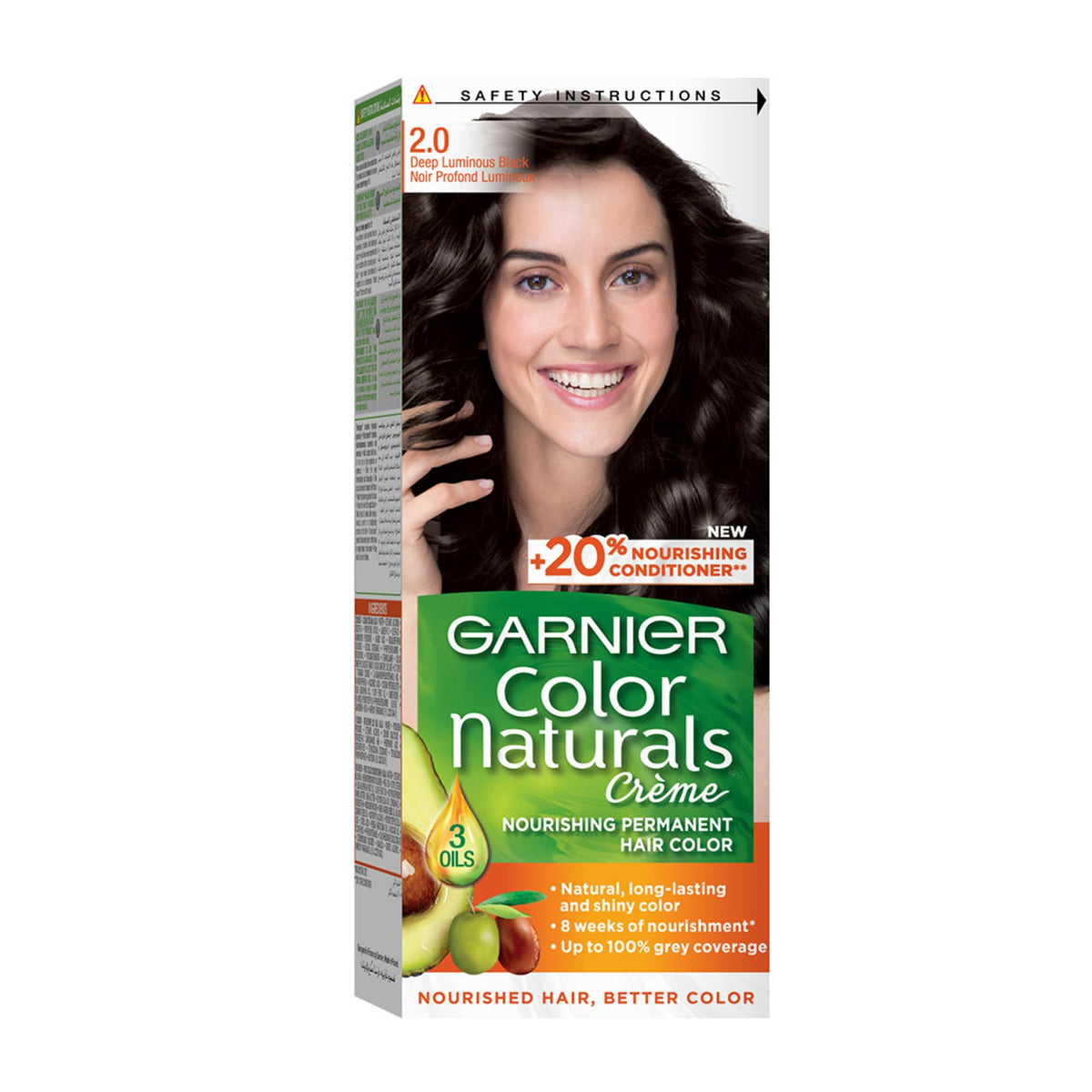 Garnier Color Naturals 2.0 luminous black Haircolor