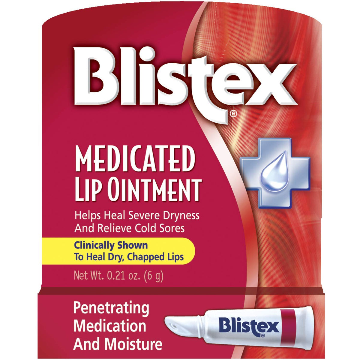 Blistex Medicated Lip Ointment, 0.21oz (Pack of 2)