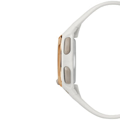 Timex Women's Ironman Transit 33mm Resin Strap Watch - White/Rose Gold-Tone